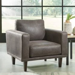 Signature Design By Ashley® Arroyo - 2 Pc. - Smoke - Chair, Ottoman Chair & Ottoman Sets