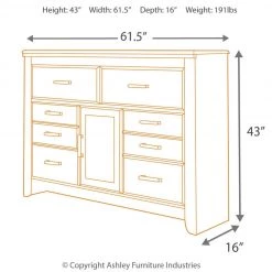 Ashley Furniture Juararo - Ultimate Best In Class Dresser, Mirror 26 Ashley Furniture Juararo - Ultimate Best In Class Dresser, Mirror