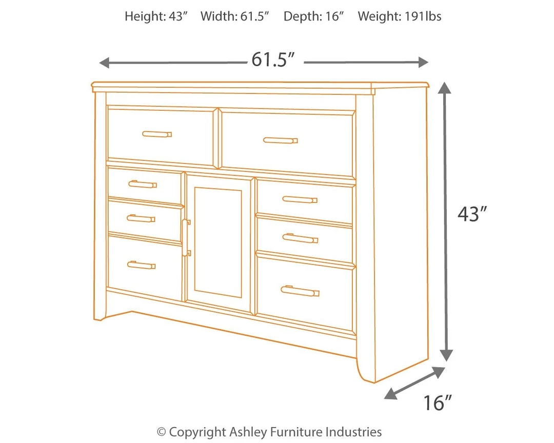 Ashley Furniture Juararo - Ultimate Best In Class Dresser, Mirror 12 Ashley Furniture Juararo - Ultimate Best In Class Dresser, Mirror