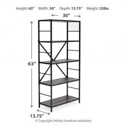 Ashley Furniture Freedan - Grayish Brown - Bookcase Bookcases 17 Ashley Furniture Freedan - Grayish Brown - Bookcase Bookcases