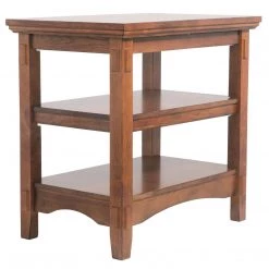 Ashley Furniture Tables Cross - Medium Brown - Chair Side End Table