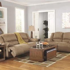 Ashley Furniture Hogan - Mocha - 2 Seat Reclining Sofa