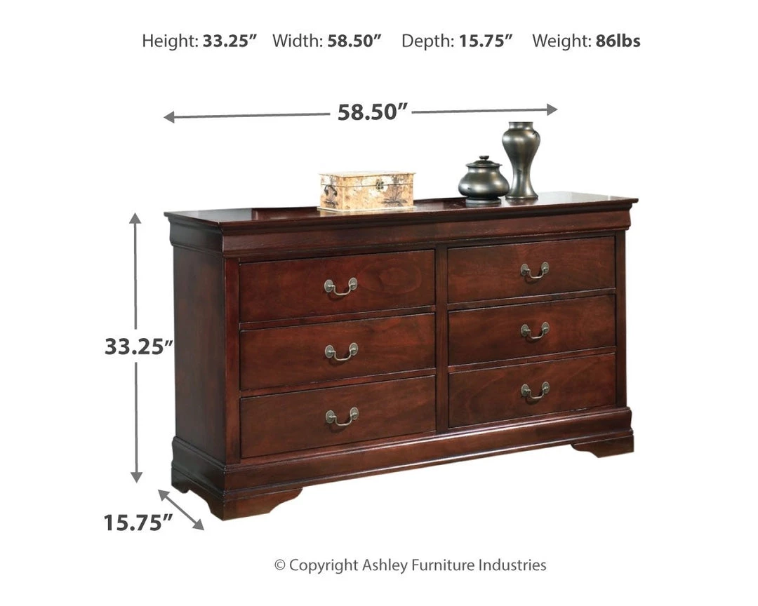 Ashley Furniture Alisdair - Dark Ultimate Best In Class Dresser, Mirror 9 Ashley Furniture Alisdair - Dark Ultimate Best In Class Dresser, Mirror