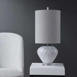 Uttermost Lucerne White Buffet Lamp Accessories