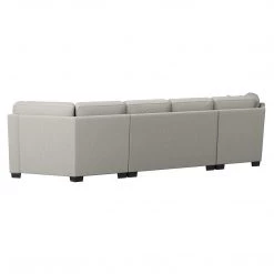 Emerald Home Analiese Cuddler Sectional Tan Sectionals