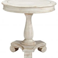 Ashley Furniture Mirimyn - White - Round Accent Table Tables