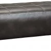 Ashley Furniture Nokomis - Charcoal - Oversized Accent Ottoman 1 Ashley Furniture Nokomis - Charcoal - Oversized Accent Ottoman
