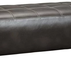 Ashley Furniture Nokomis - Charcoal - Oversized Accent Ottoman