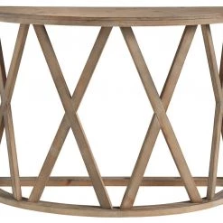 Ashley Furniture Glasslore - Light Grayish Brown - Sofa Table Tables