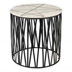 Moe's Home Collection Tables Calcutta Side Table