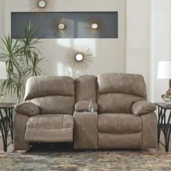 Ashley Furniture Dunwell - Double Stuffed Armrests - Power Reclining Loveseats
