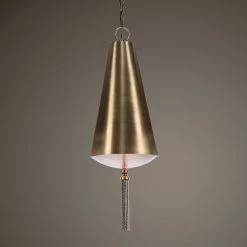 Uttermost Nador 1 Light Brass Pendant
