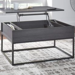 Ashley Furniture Tables Yarlow - Black - Lift Top Cocktail Table