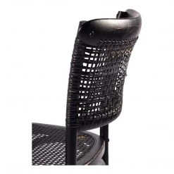 Moe's Home Collection Churchill Dining Chair Antique Black-m2