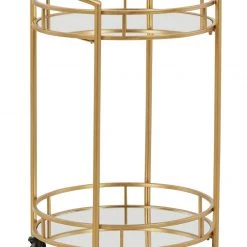 Ashley Furniture Bars & Bar Carts Wynora - Gold - Bar Cart