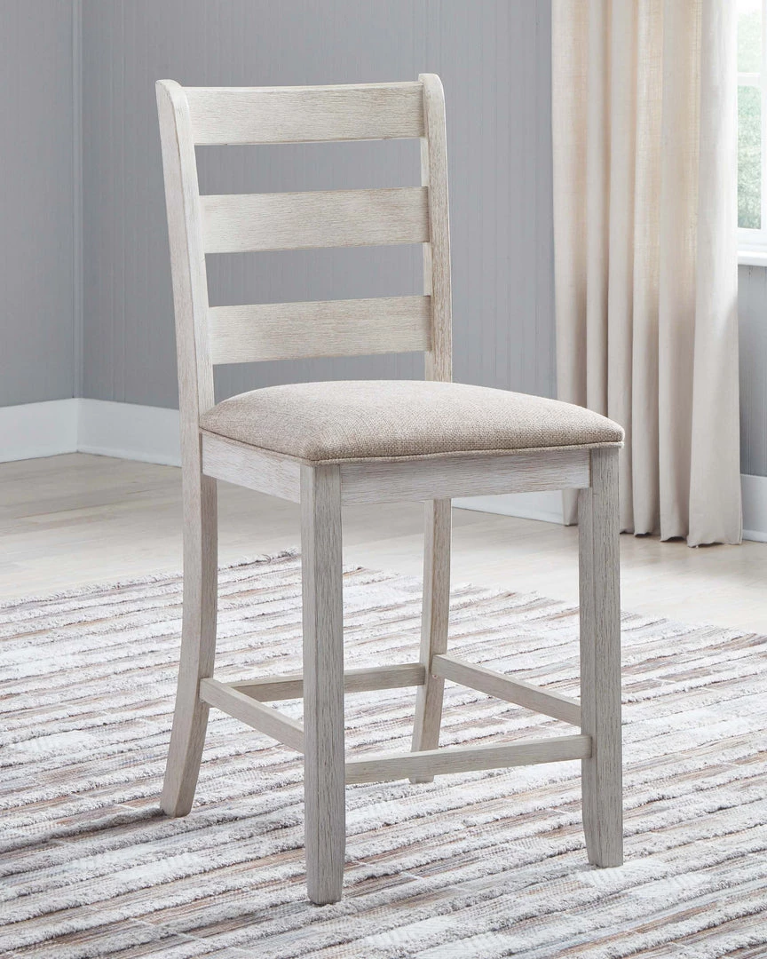 Ashley Furniture Stools Skempton - White - Upholstered Barstool (2/cn) 7 Ashley Furniture Stools Skempton - White - Upholstered Barstool (2/cn)