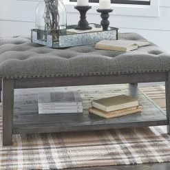 Ashley Furniture Tables Borlofield - Linen - Ottoman Cocktail Table