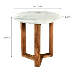 Moe's Home Collection Tables Jinxx Side Table Brown
