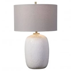 Uttermost Winterscape White Glaze Table Lamp Accessories