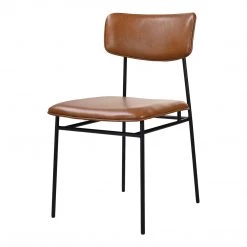 Moe's Home Collection Chairs Sailor Dining Chair Brown