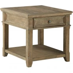 Signature Design By Ashley® Janismore - Grayish Brown - Rectangular End Table Tables