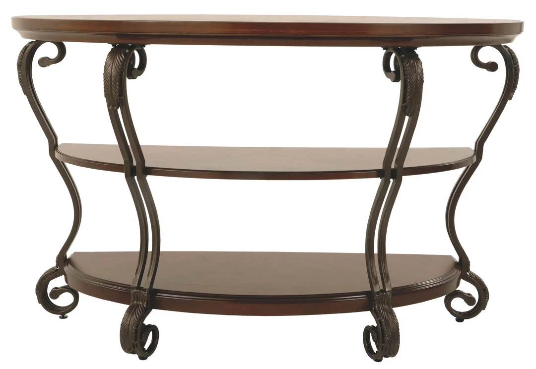 Ashley Furniture Nestor - Medium Brown - Sofa Table Tables 11 Ashley Furniture Nestor - Medium Brown - Sofa Table Tables