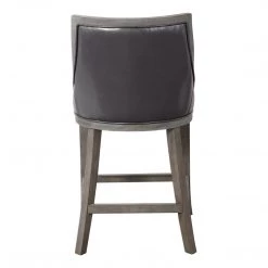 Uttermost Elowen Leather Counter Stool Stools 12 Uttermost Elowen Leather Counter Stool Stools