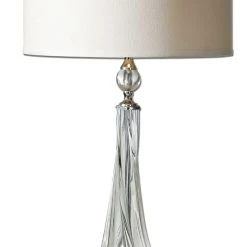 Accessories Uttermost Grancona Twisted Glass Table Lamp