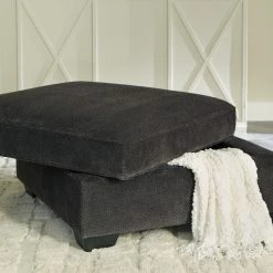 Benchcraft® Charenton - Charcoal - Sofa, Loveseat, Ottoman With Storage