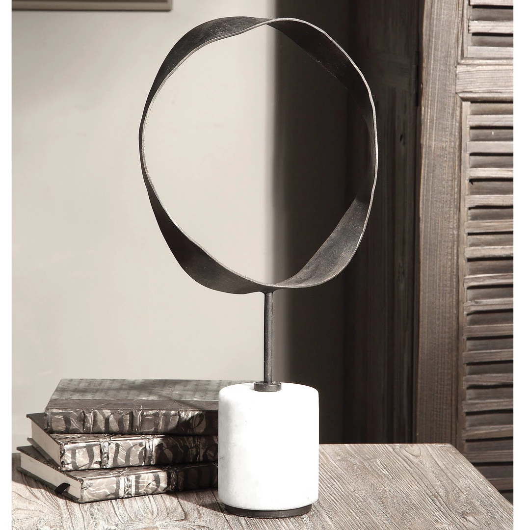 Uttermost Rilynn Metal Ring Sculpture Table Decor 4 Uttermost Rilynn Metal Ring Sculpture Table Decor