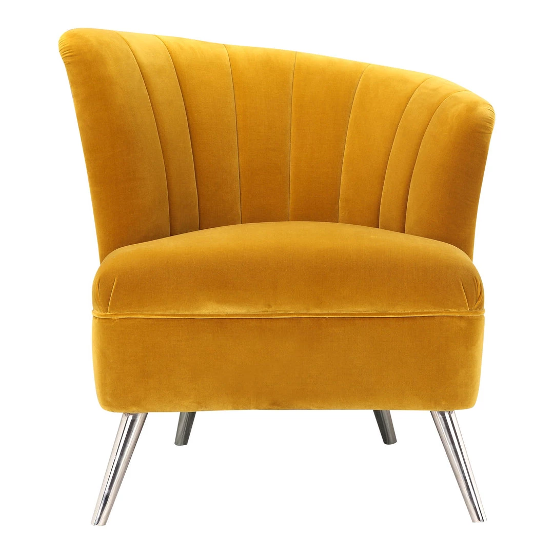 Moe's Home Collection Layan Accent Chair Right Yellow Chairs 3 Moe's Home Collection Layan Accent Chair Right Yellow Chairs