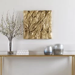 Accessories Uttermost Rio Gold Wood Wall Décor