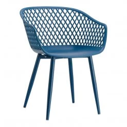 Moe's Home Collection Piazza Outdoor Chair Blue-m2