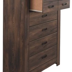 Ashley Furniture Chests Quinden - Dark Brown - Five Drawer Chest 14 Ashley Furniture Chests Quinden - Dark Brown - Five Drawer Chest