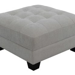 Emerald Home Ottomans Ryder Ottoman, Dove Gray