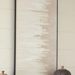 Ashley Furniture Jennaya - Tan/white - Wall Art Accessories