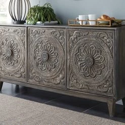 Ashley Furniture Fair - Dark Brown - Accent Cabinet Tables