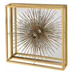 Accessories Uttermost Starlight Mirrored Brass Wall Decor