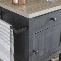 Ashley Furniture Boderidge - Patterned - Bar Cart Bars & Bar Carts