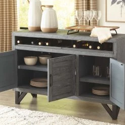 Ashley Furniture Jainworth - Antique Blue - Accent Cabinet Cabinets