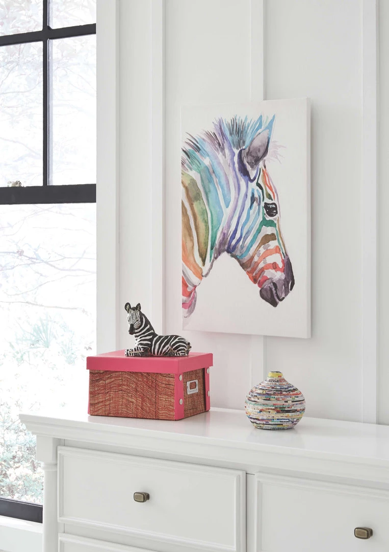 Ashley Furniture Priya - Blue / Green / Orange / Purple - Wall Art Accessories 4 Ashley Furniture Priya - Blue / Green / Orange / Purple - Wall Art Accessories