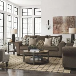 Ashley Furniture Loveseats Nesso - Walnut - Loveseat