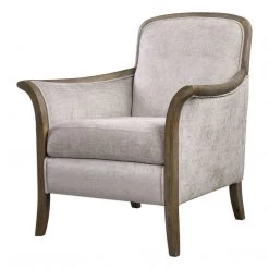 Uttermost Brittoney Taupe Armchair Chairs