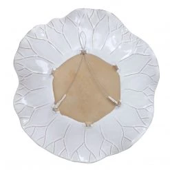 Uttermost Abella Ceramic Wall Decor, S/3, White 16 Uttermost Abella Ceramic Wall Decor, S/3, White