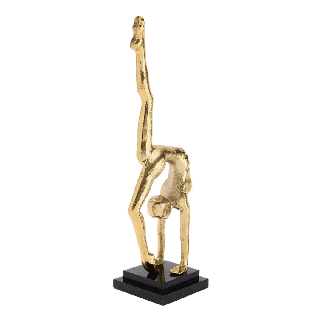 Moe's Home Collection Namaste Statue Gold Table Decor 5 Moe's Home Collection Namaste Statue Gold Table Decor