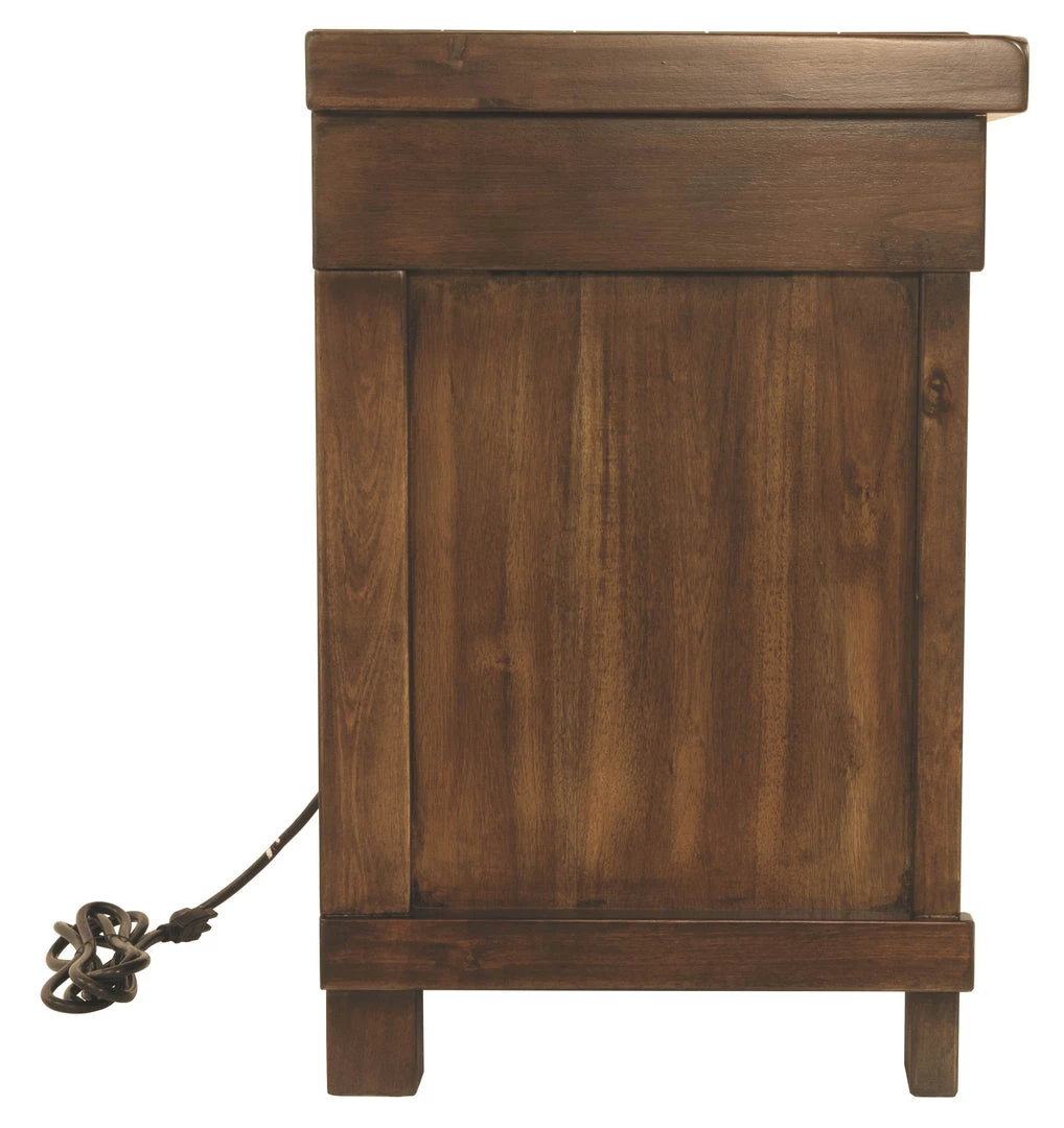 Ashley Furniture Lakeleigh - Brown - Three Drawer Night Stand 4 Ashley Furniture Lakeleigh - Brown - Three Drawer Night Stand