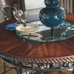 Ashley Furniture Glambrey - Dark Brown - Round Drm Counter Table 12 Ashley Furniture Glambrey - Dark Brown - Round Drm Counter Table