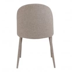 Moe's Home Collection Chairs Burton Fabric Dining Chair Light Grey-m2