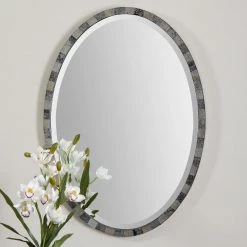 Uttermost Paredes Oval Mosaic Mirror