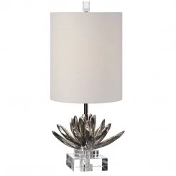 Accessories Uttermost Silver Lotus Accent Lamp